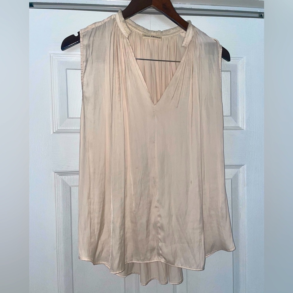 Ulla Johnson Concetta White Blouse sz 10